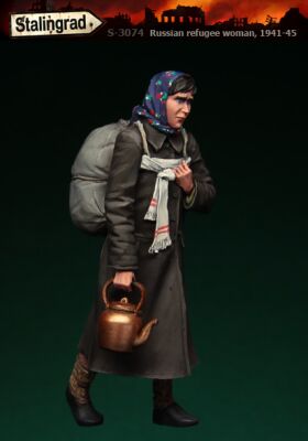 Russian refugee woman детальное изображение Фигуры 1/35 Фигуры