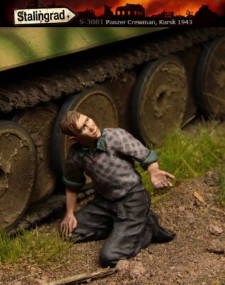 Немецкий танкист детальное изображение Фигуры 1/35 Фигуры