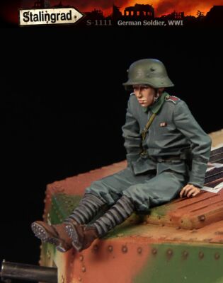 Німецький солдат, ПМВ детальное изображение Фигуры 1/35 Фигуры