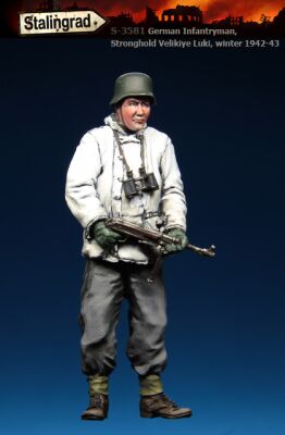 Немецкий пехотинец,Великие Луки,зима 1942-1943 детальное изображение Фигуры 1/35 Фигуры