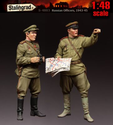 Советские командиры, 1943-1945 детальное изображение Фигуры 1/48 Фигуры