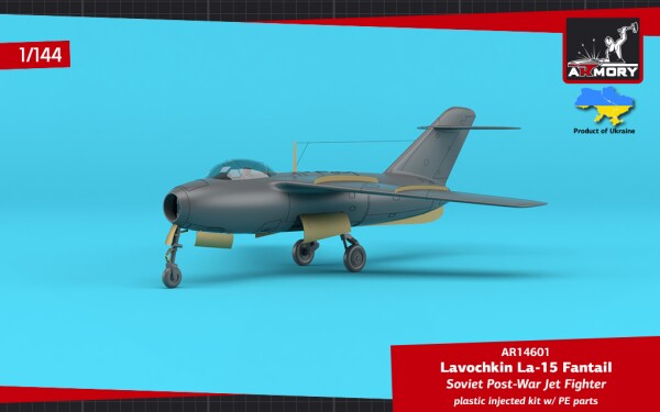 Сборная модель 1/144 Советский реактивный истребитель Ла-15 «Фантэйл» Armory Models Group 14601 детальное изображение Самолеты 1/144 Самолеты
