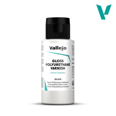 Глянцевий поліуретановий лак 60 ml Vallejo VAL26650 детальное изображение Лаки Модельная химия