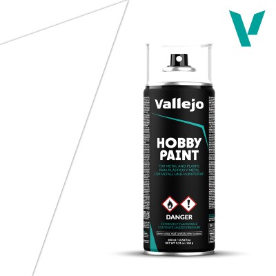 Фарба / Грунт Білий (White) Vallejo VAL 28010 детальное изображение Краска / грунт в аэрозоле Краски