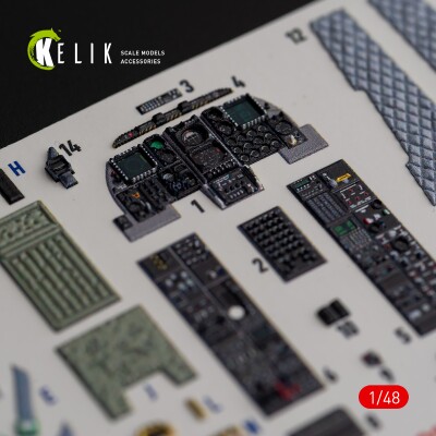 A-10C &quot;Thunderbolt II&quot; 3D decal interior for Italeri 1/48 KELIK K48018 детальное изображение 3D Декали Афтермаркет
