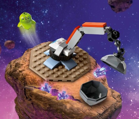 Конструктор LEGO City Космический корабль и исследование астероида 60429 детальное изображение City Lego