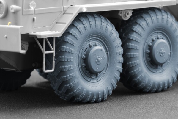 Набор колес (с деформацией) для МАЗ 537 I-170 от Trumpeter ScaleX WM 35027S детальное изображение Колёса Афтермаркет