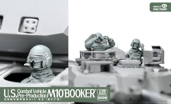 Збірна модель 1/35 Бойова машина США M10 Booker Magic Factory 2008 детальное изображение Бронетехника 1/35 Бронетехника