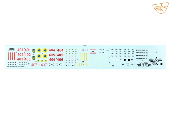 Збірна модель 1/72 БПЛА Bayraktar TB2 Армія України Clear Prop 72033 детальное изображение БПЛА Авиация
