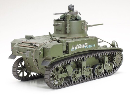 Збірна модель 1/35 американський легкий танк M3 Stuart (пізнє виробництво) Tamiya 35360 детальное изображение Бронетехника 1/35 Бронетехника