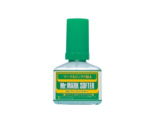 Mr. Mark Softer 40ml / Рідина для розм'якшення декалей Mr. Hobby MS231 детальное изображение Приварка декалей Модельная химия