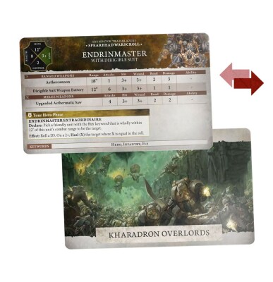 Warhammer AGE OF SIGMAR Game Cards: CARDS: KHARADRON OVERLORDS (ENG) детальное изображение Харадронские Владыки Порядок