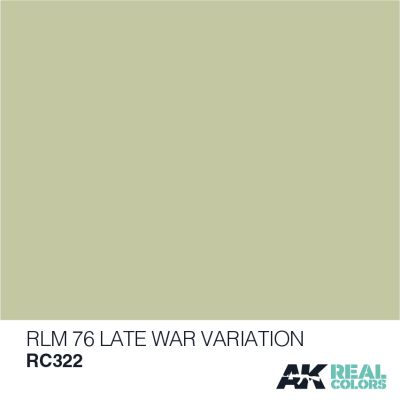 RLM 76 Late War Variation / Пізня війна, варіація детальное изображение Real Colors Краски