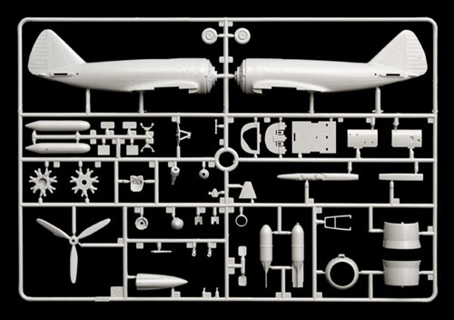 Scale model 1/48 Airplane Reggiane Re.2002 Ariete Italeri 2670 детальное изображение Самолеты 1/48 Самолеты