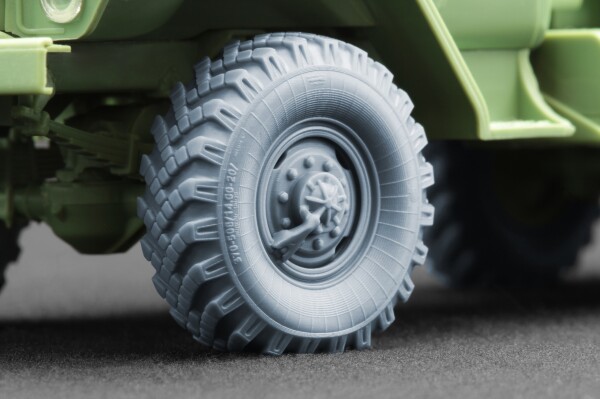 Набір коліс (з деформацією) OI-25 для URAL-4320 від Zimi Model ScaleX WM-48001W детальное изображение Колёса Афтермаркет