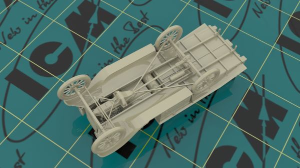 Модель T 1917 санітарна (рання) детальное изображение Автомобили 1/35 Автомобили