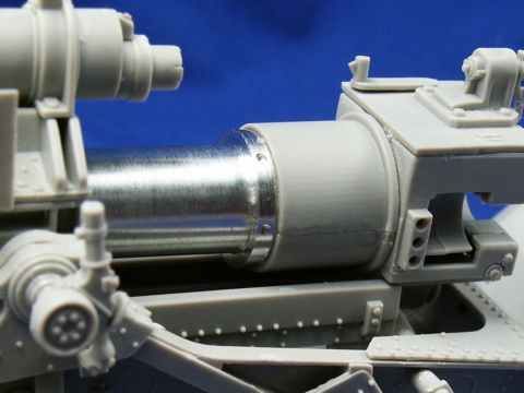 Металевий ствол 17cm Kanone для німецької САУ Geschutzwagon Tiger, 1/35 детальное изображение Металлические стволы Афтермаркет