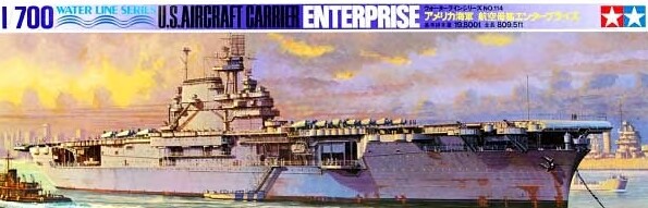Сборная модель 1/700 Американский авианосец Enterprise CV-6 Tamiya 77514 детальное изображение Флот 1/700 Флот