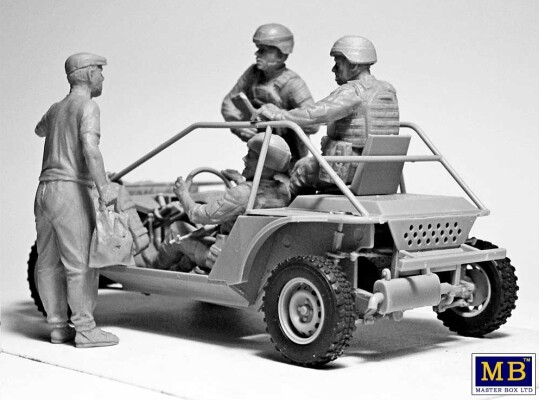 Збірна модель 1/35 Фігури &quot;Серія російсько-української війни. Літо 2024. Українська піхота. Курська область&quot; MasterBox 35247 детальное изображение Фигуры 1/35 Фигуры