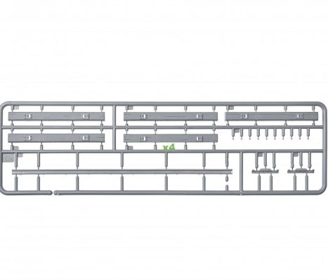 Железнодорожная бестормозная платформа 16,5т. детальное изображение Железная дорога 1/35 Железная дорога