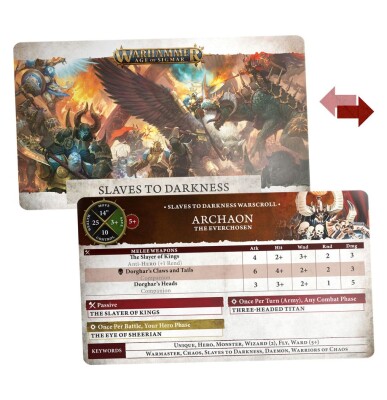 WARSCROLL CARDS: SLAVES TO DARKNESS (ENG) детальное изображение Рабы Тьмы Хаос