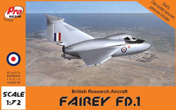Fairey FD.1 детальное изображение Самолеты 1/72 Самолеты