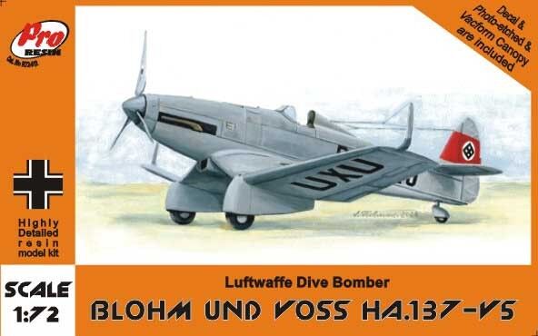 Blohm und Voss HA.137-V5 детальное изображение Самолеты 1/72 Самолеты