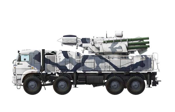 Сборная модель 1/35 ЗРГК 96К6 Панцирь-С1Менг SS-016 детальное изображение Зенитно ракетный комплекс Военная техника