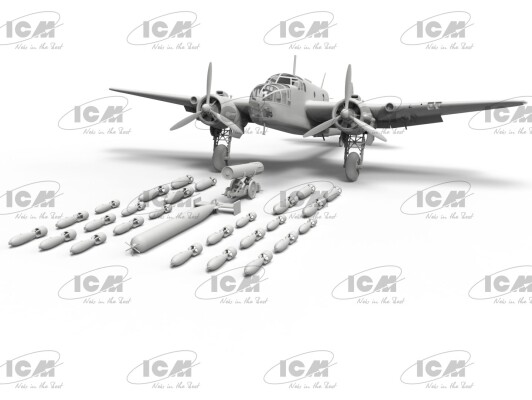 Scale model 1/48 aircraft Bristol Beaufort Mk.I ICM 48314 детальное изображение Самолеты 1/48 Самолеты