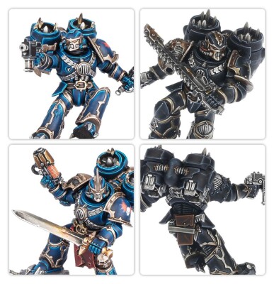Ігровий набір Warhammer 40000 - CHAOS SPACE MARINES - RAPTORS детальное изображение Космический Десант Хаоса Армии Хаоса