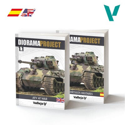 Книга - Проект діорами 1.1 – Бронетехніка на війні Vallejo VAL 75030 детальное изображение Обучающая литература Книги