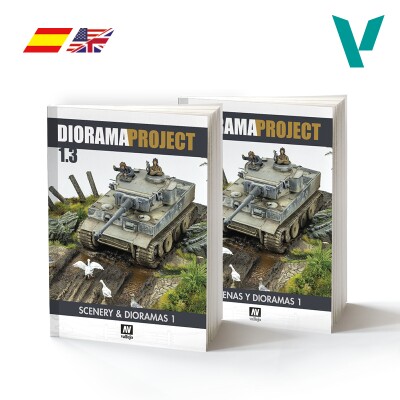 Книга - Проект діорам 1.3 – Декорації та діорами 1 Vallejo VAL 75049 детальное изображение Обучающая литература Книги