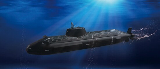 Збірна модель 1/350 Підводний човен HMS Astute Trumpeter 04598 детальное изображение Подводный флот Флот