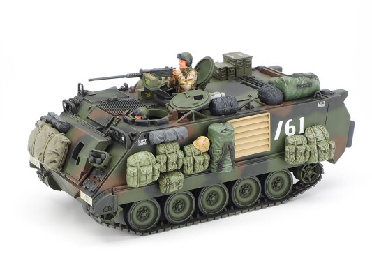 Scale model 1/35 American armored personnel carrier M113A2 Desert Ver. Tamiya 35265 детальное изображение Бронетехника 1/35 Бронетехника