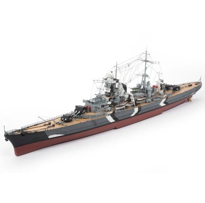 Збірна дерев'яна модель 1/200 Тяжкий крейсер &quot;Prinz Eugen&quot; OcCre 16000 детальное изображение Корабли Модели из дерева