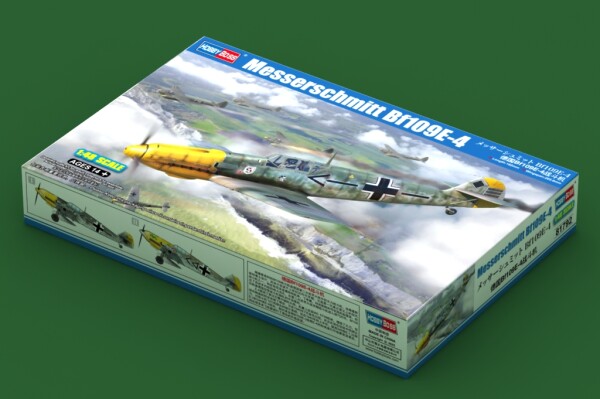 Збірна модель 1/48 Літак Мессершмітт Bf109E-4 HobbyBoss 81792 детальное изображение Самолеты 1/48 Самолеты