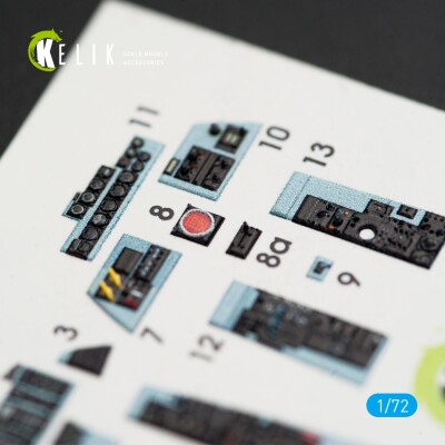 F-4C &quot;Phantom II&quot; 3D interior decal for FineMolds kit 1/72 KELIK K72007 детальное изображение 3D Декали Афтермаркет