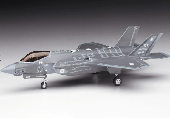 Збірна модель 1/72 Американський винищувач F-35A Lightning II Hasegawa 01572 детальное изображение Самолеты 1/72 Самолеты