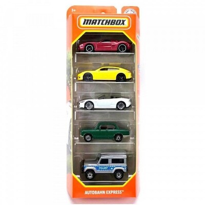 MATCHBOX - Set of 5 cars in assortment C1817 детальное изображение Hot Wheels 