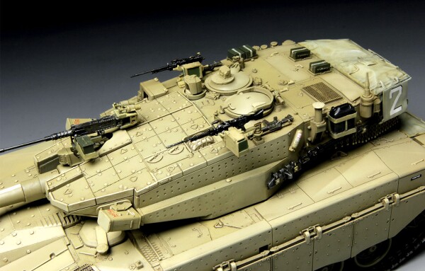 Збірна модель 1/35 Ізраїльський танк Merkava Mk3 BAZ з мінним тралом Nochri Dalet Meng TS-005 детальное изображение Бронетехника 1/35 Бронетехника