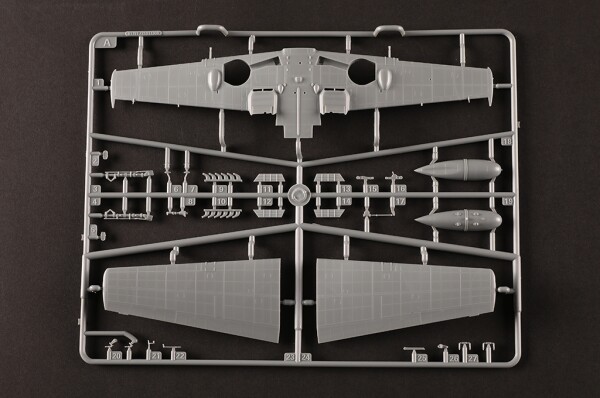 Збірна модель 1/48 Літак Мессершмітт Bf109E-4 HobbyBoss 81792 детальное изображение Самолеты 1/48 Самолеты
