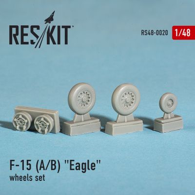 F-15 (A/B) &quot;Eagle&quot; wheels set (1/48) детальное изображение Смоляные колёса Афтермаркет