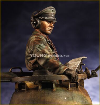 Бюст. Max Wünsche Western Front 1944 детальное изображение Фигуры 1/10 Фигуры