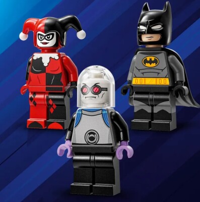 Конструктор LEGO DC Batman Бэтмен на бетмобиле против Харли Квин и Мистера Фриза 76274 детальное изображение DC Lego