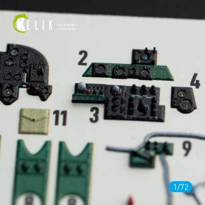 M6A1 Seiran 3D decal interior for Tamiya Kit 1/72 KELIK K72060 детальное изображение 3D Декали Афтермаркет