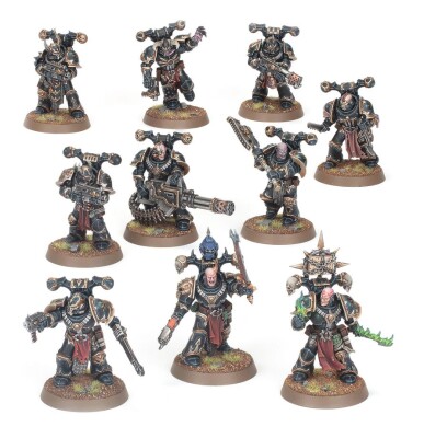 Ігровий набір Warhammer 40000 - BATTLEFORCE - CHAOS SPACE MARINES WARBAND детальное изображение Космический Десант Хаоса Армии Хаоса