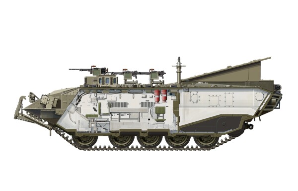 Scale model 1/35 Israeli heavy armored personnel carrier Ahzarit (late) Meng SS-008 детальное изображение Бронетехника 1/35 Бронетехника