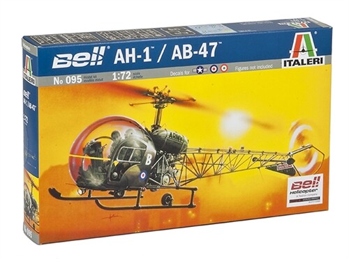 Збірна модель 1/72 Вертоліт Bell AH-1/AB-47 Italeri 0095 детальное изображение Вертолеты 1/72 Вертолеты