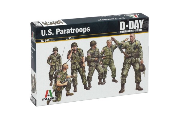 Scale model 1/35 Figures Paratroopers USA Italeri 0309 детальное изображение Фигуры 1/35 Фигуры