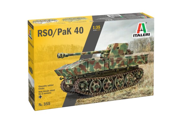 Збірна модель 1/35 Steyr RSO з Pak-40 Italeri 0355 детальное изображение Артиллерия 1/35 Артиллерия